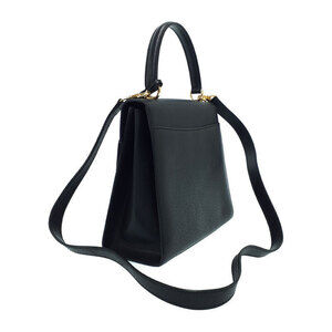 Gucci top Lock Black 2way handle Lady